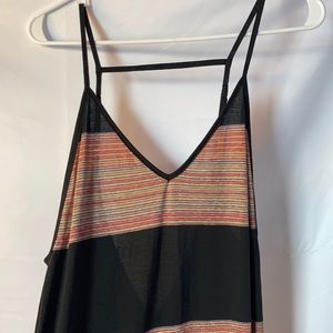 NWOT Blue Life color block maxi dress